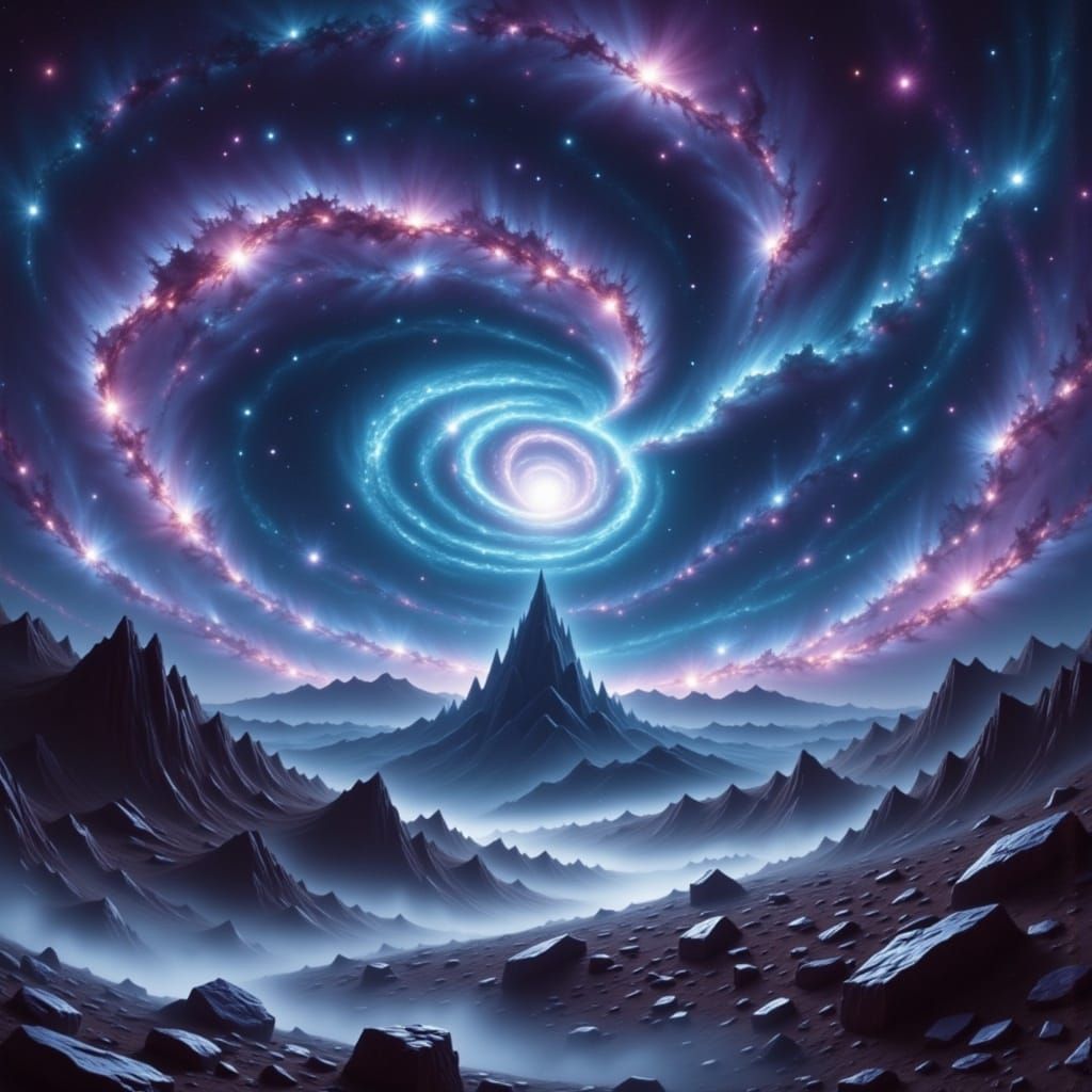 Cosmic Flux in Dark Mystical Style