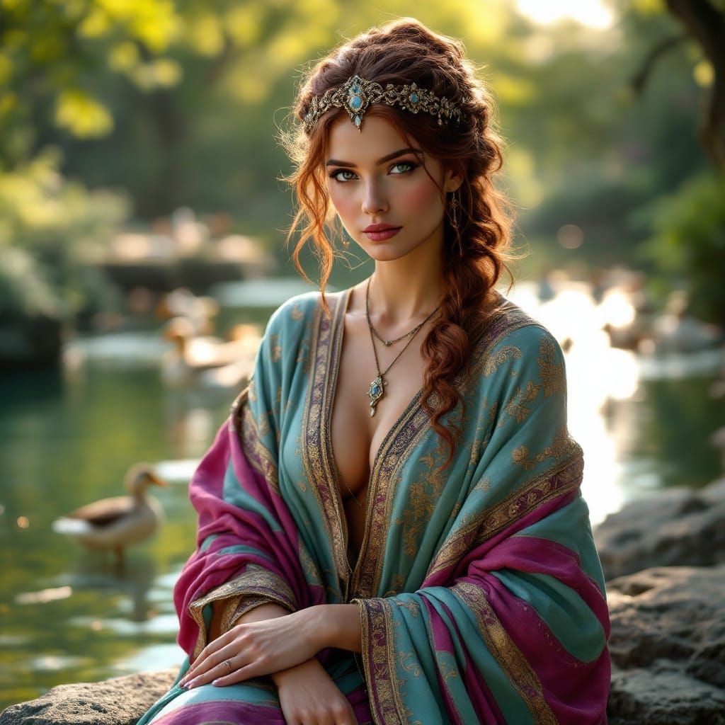 Goddess Sequana at the Seine River Springs