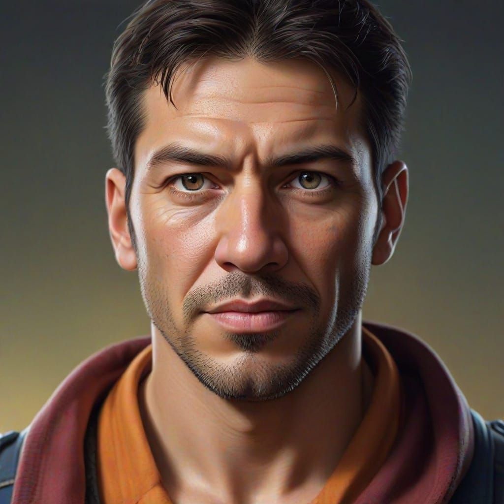 AI Generated Portrait from Text Prompt