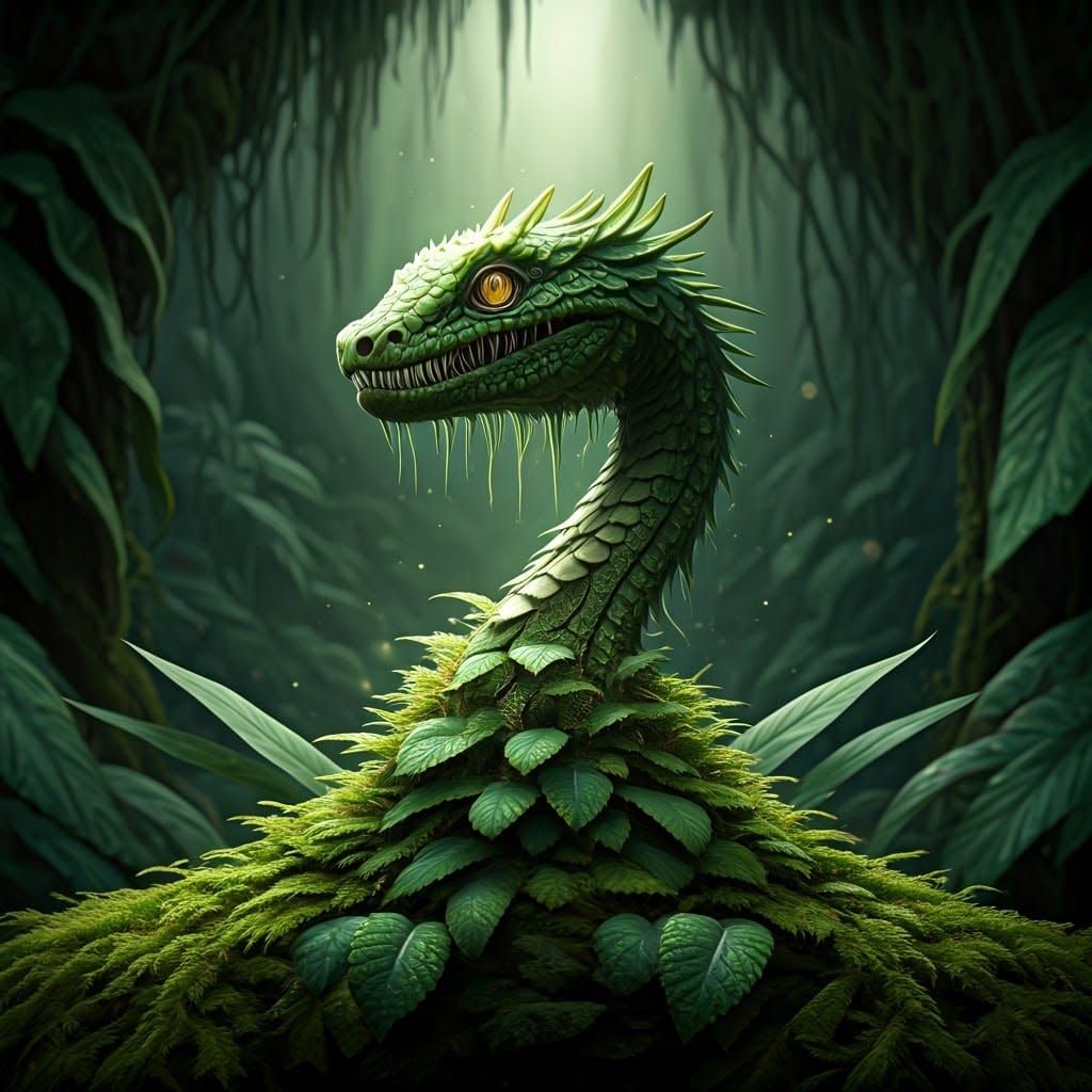 Ssarith's Green Tongue: Exotic Jungle Herb