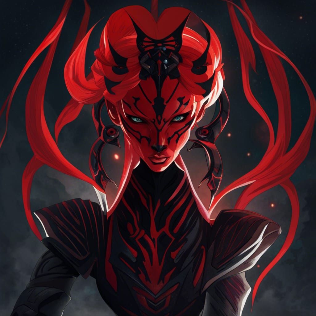 Striking Image of the Sith Lord Darth Talon