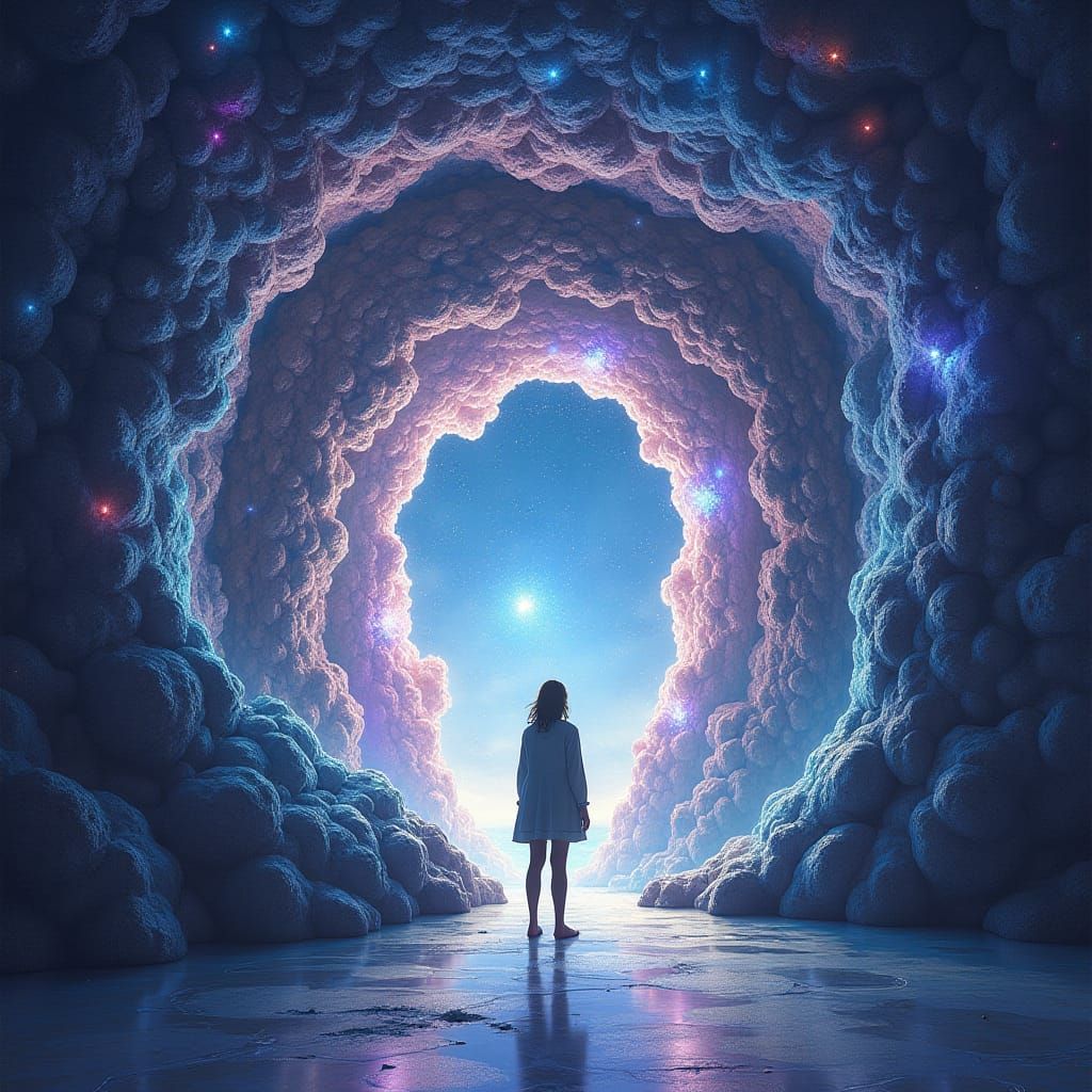 Endless Expanse: A Surreal Portal to Infinity