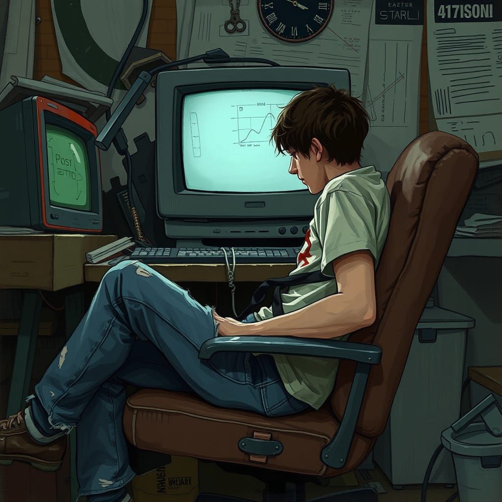 Dystopian Slump: Digital Art in Dociu Style