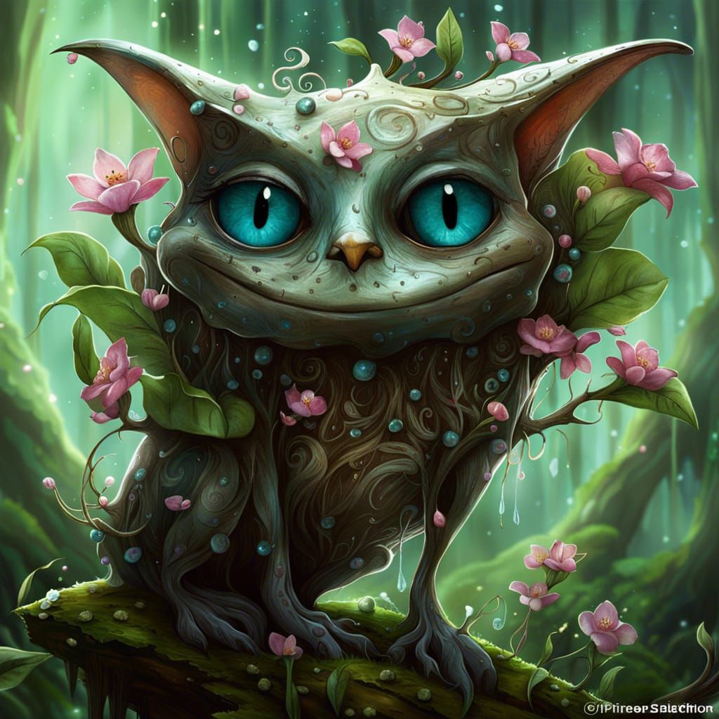 Whimsical Wedding Cake in Attic, Digital Art