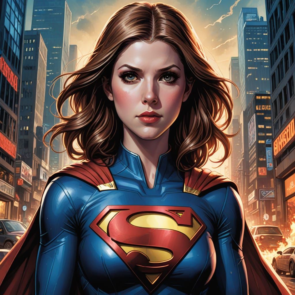 Anna Kendrick as Cyberpunk Supergirl