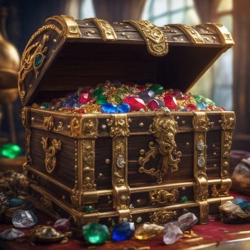 AI-Generated Pirate Treasure Chest