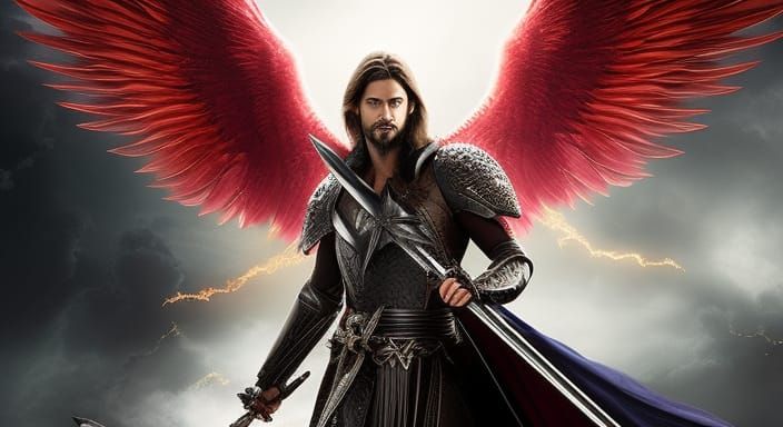 Angelic Battle: White vs Black Wings