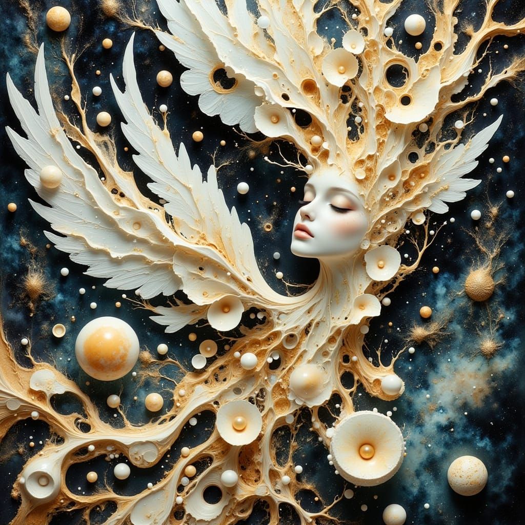 Ethereal, Dreamlike Abstractions in Iridescent Hues