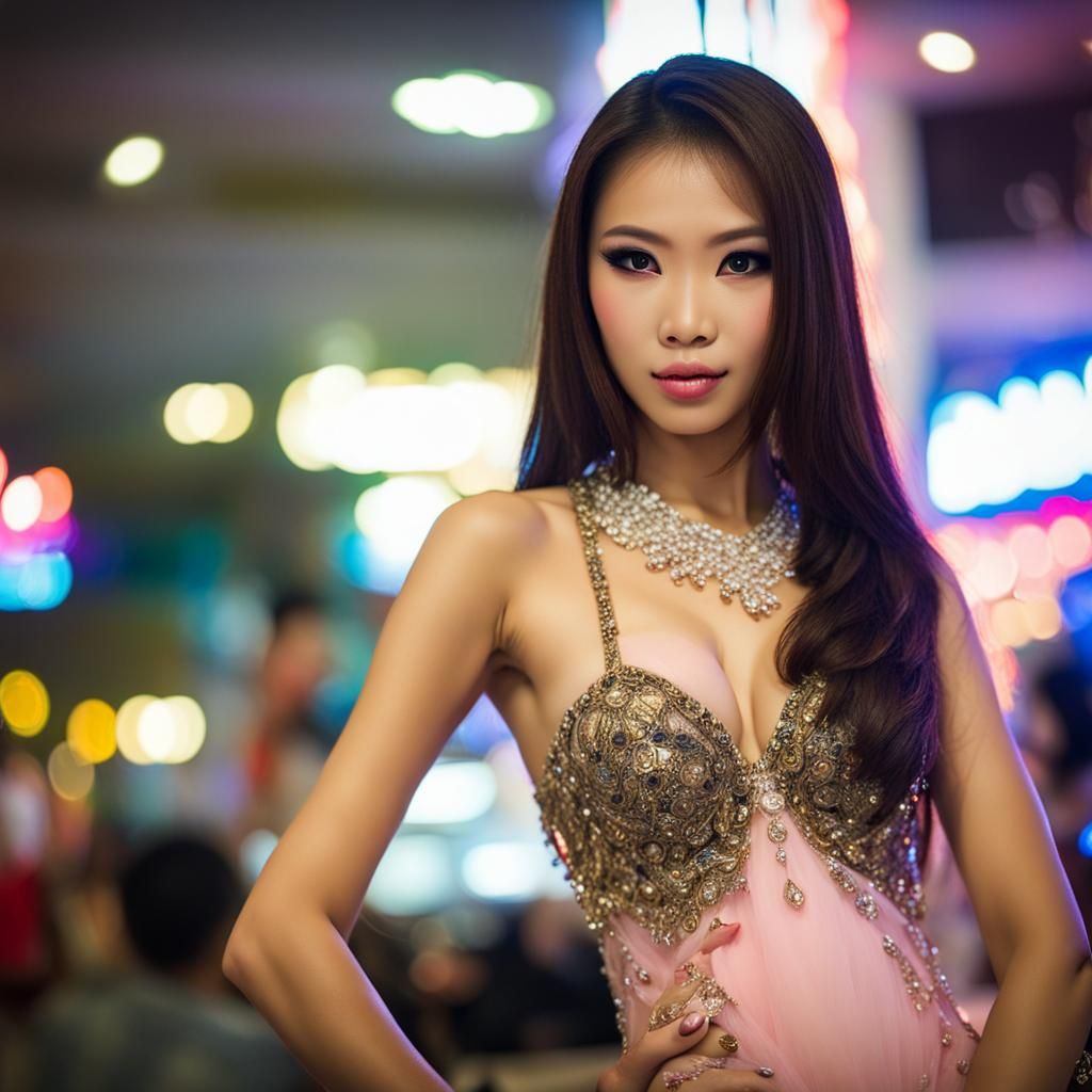 Pattaya Portrait: Transgender Woman Posing
