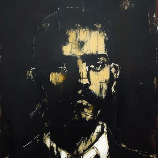 Young man's face