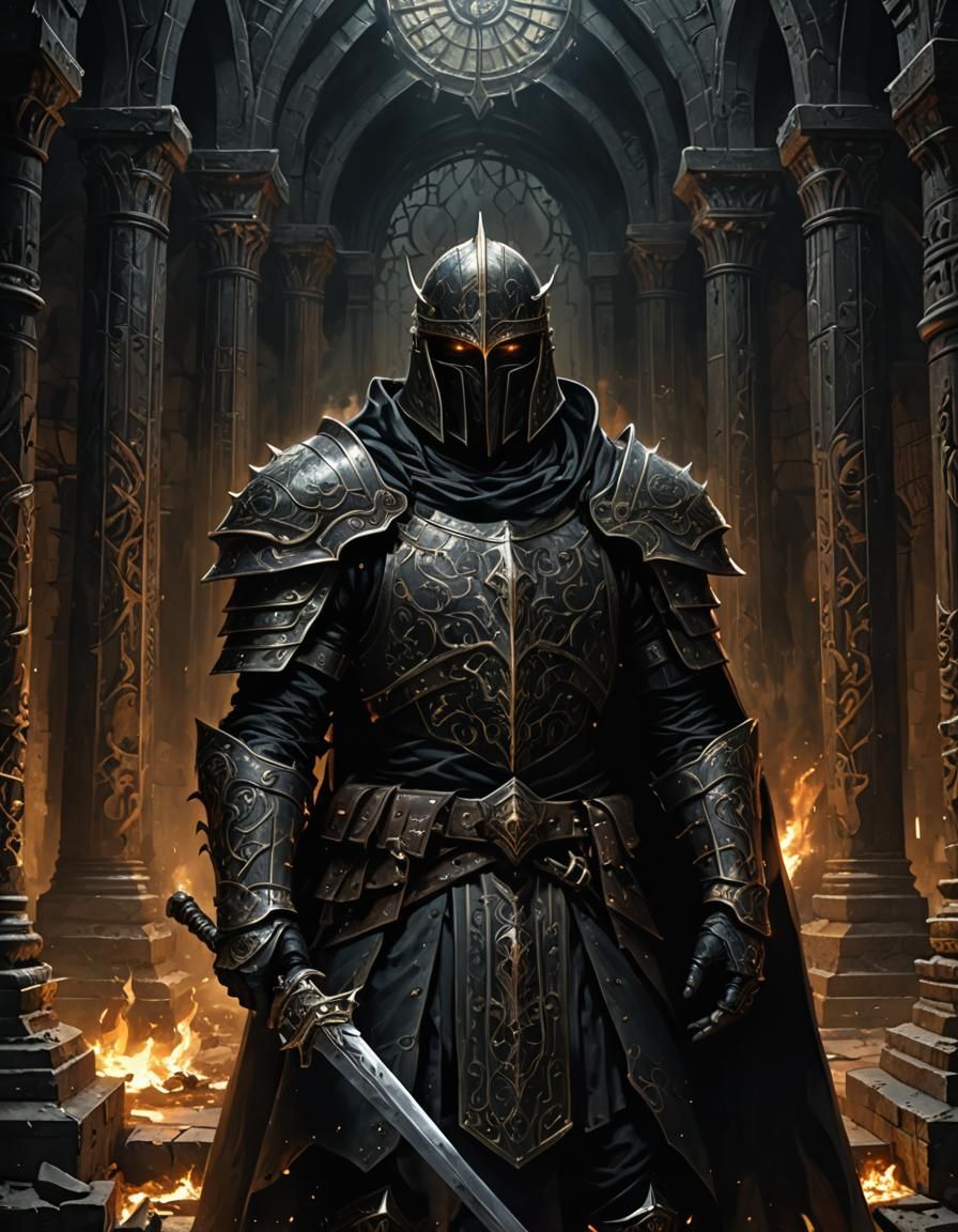 Paladin's Dark Transformation in Gothic Temple