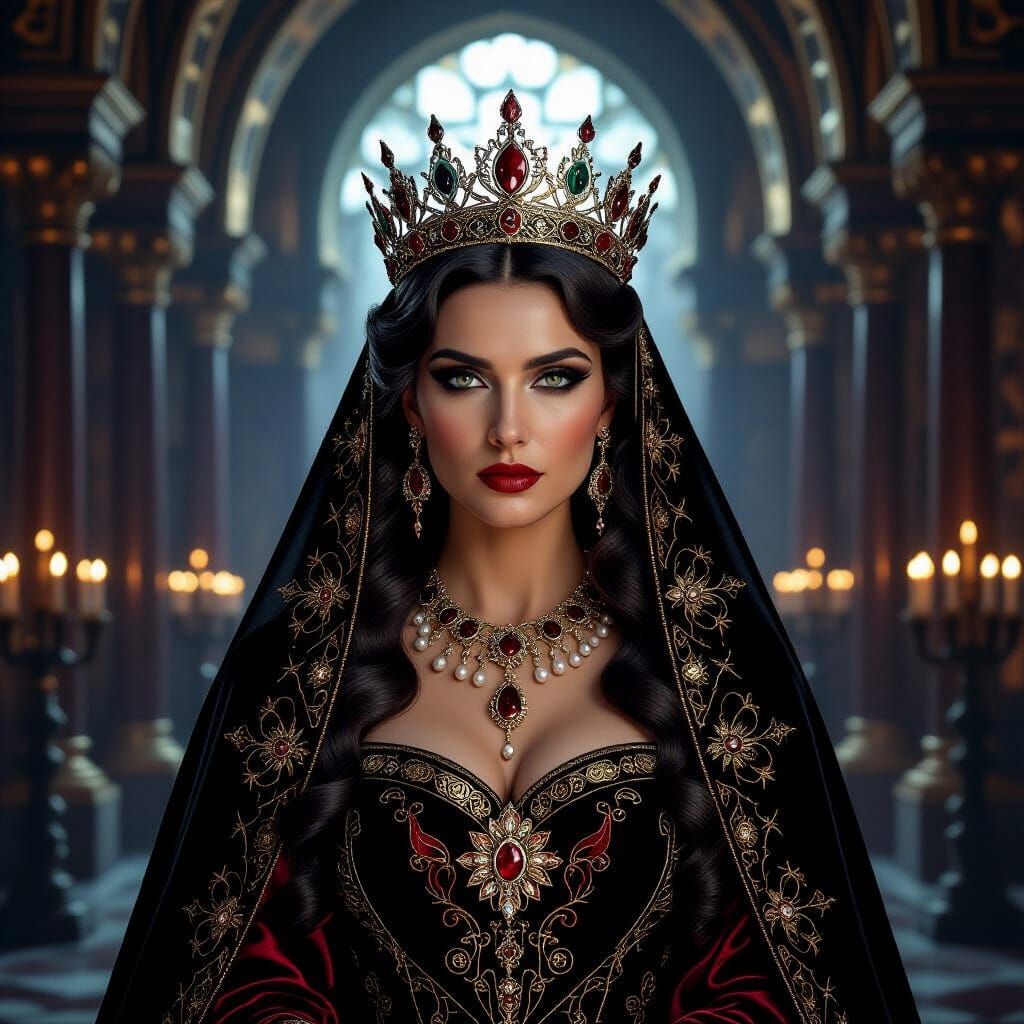 Gothic Queen Theodora in Byzantine Hall