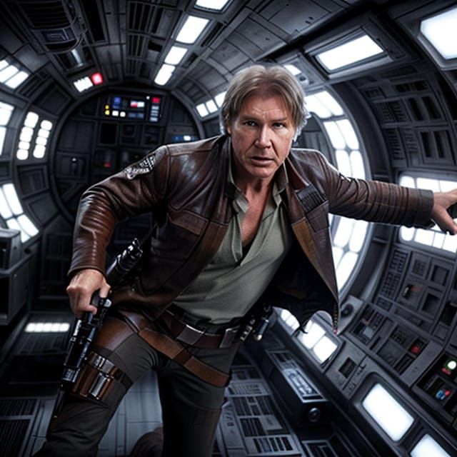 Han Solo in Epic Spacecraft