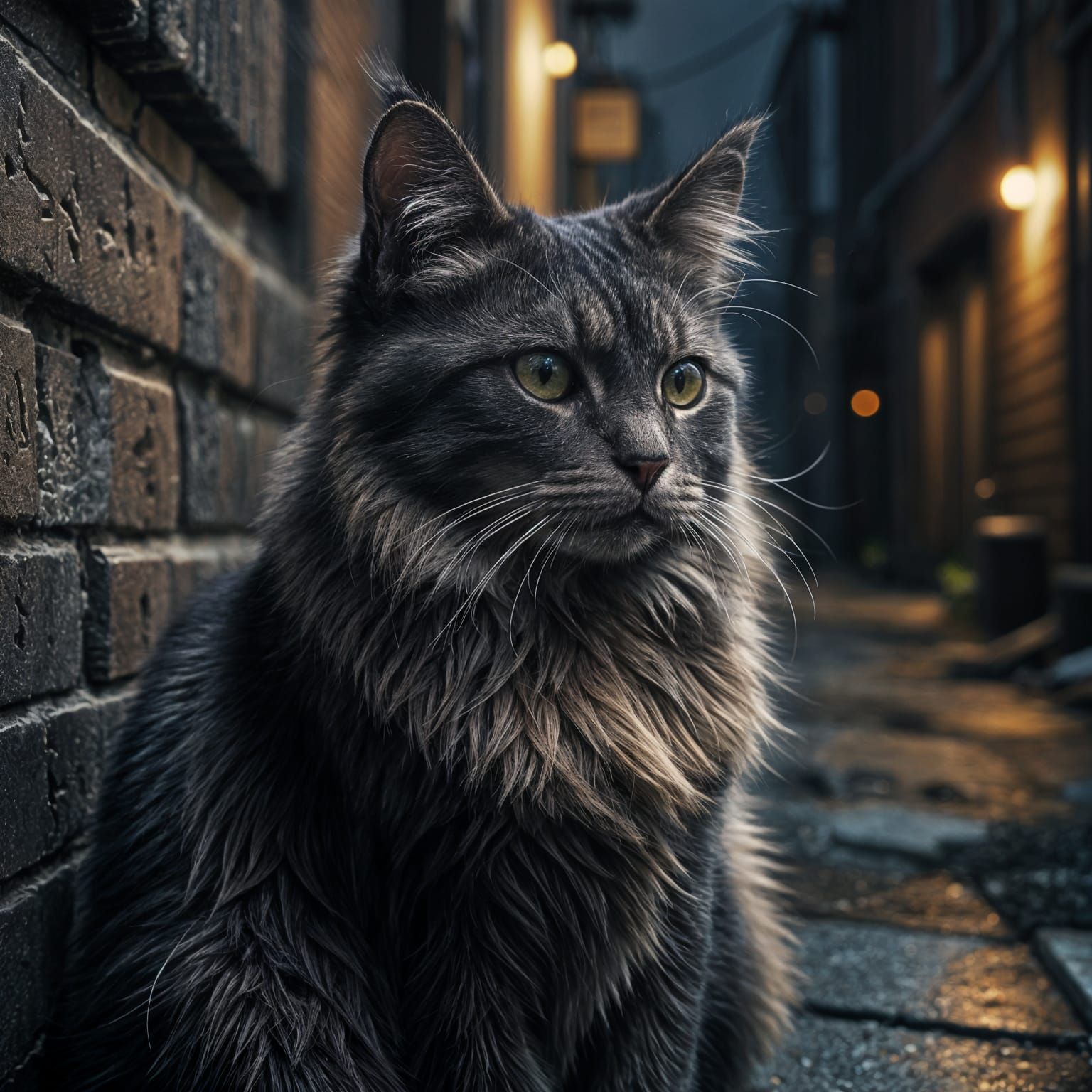 Cat in an Alley