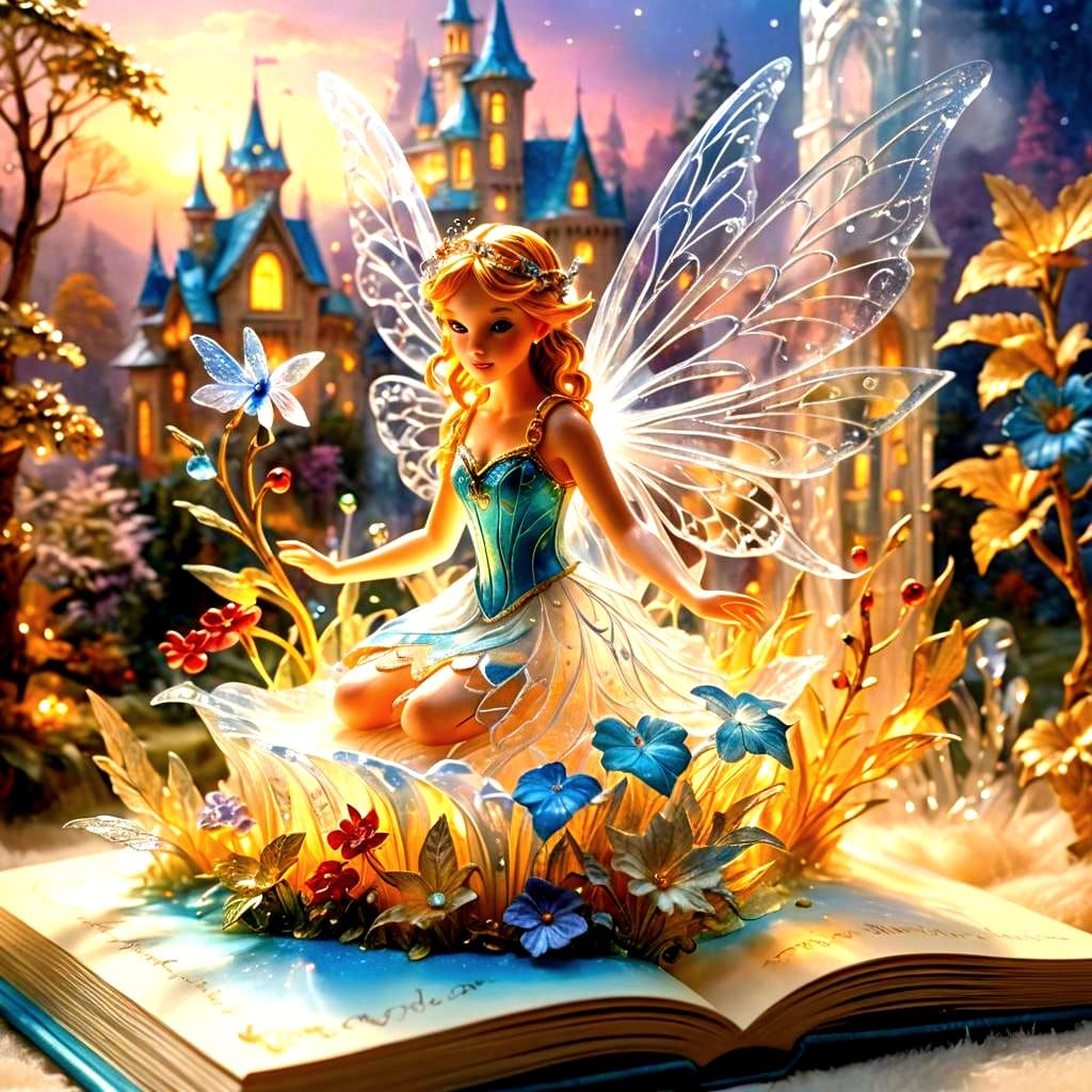 Crystal Fairy in Magical Pop-Up Book