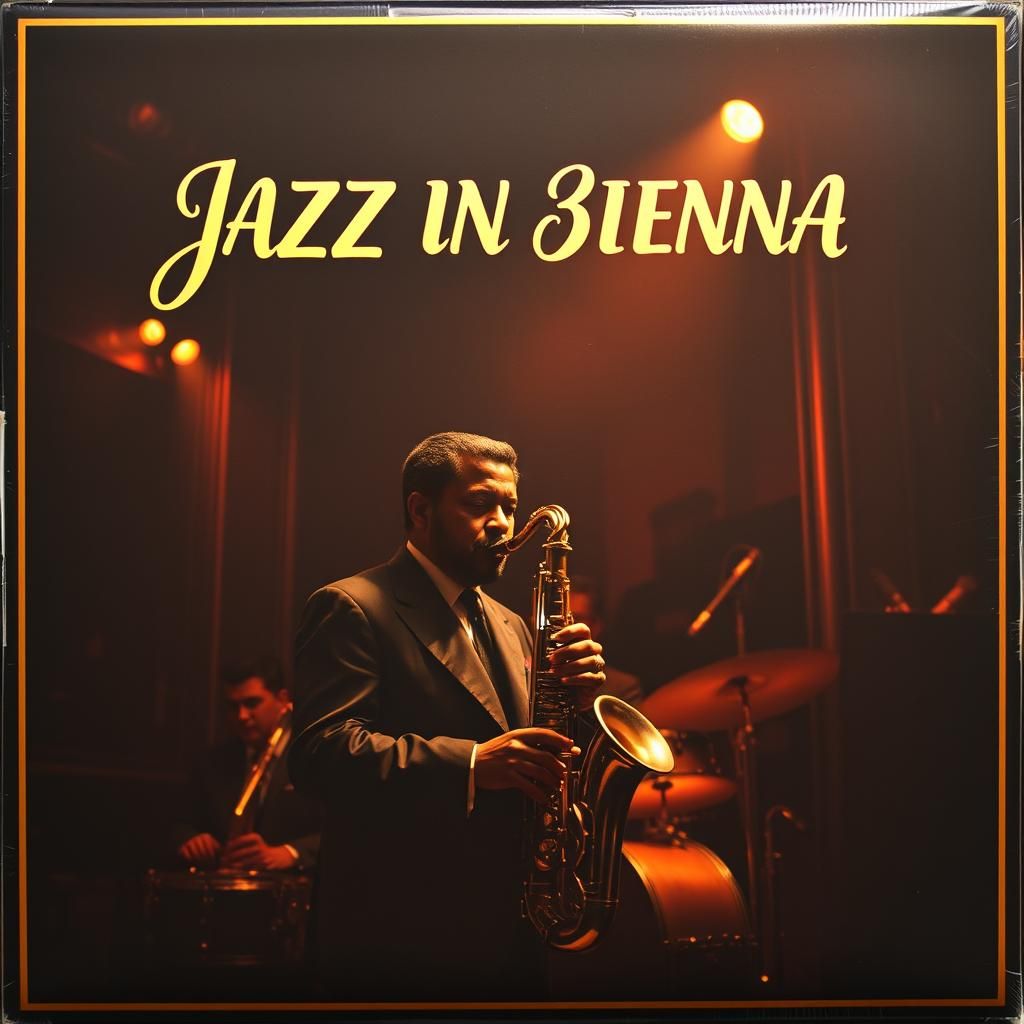 Luxurious Jazz Record Sleeve in 1950s Vienna