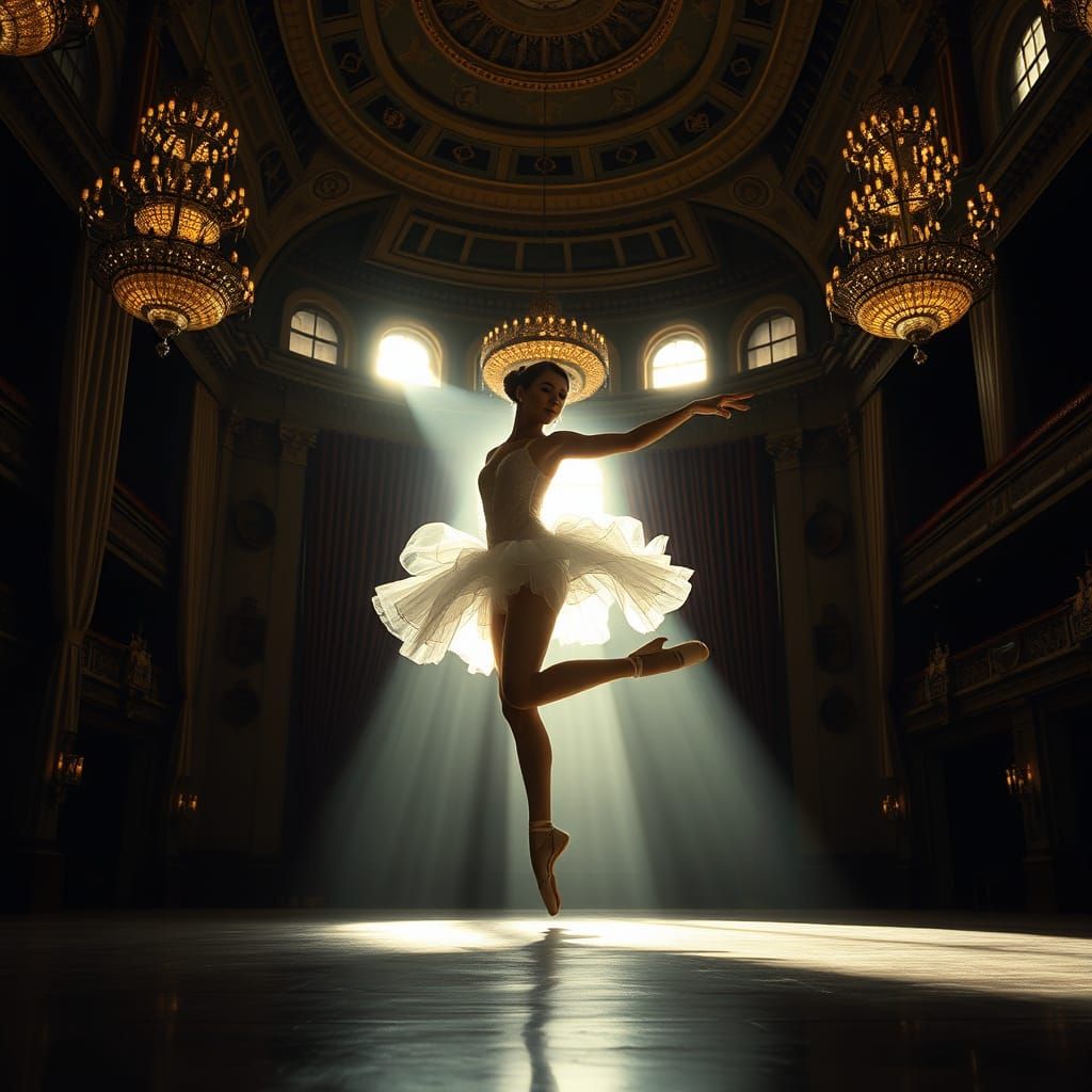 Ballerina in Grand Theater