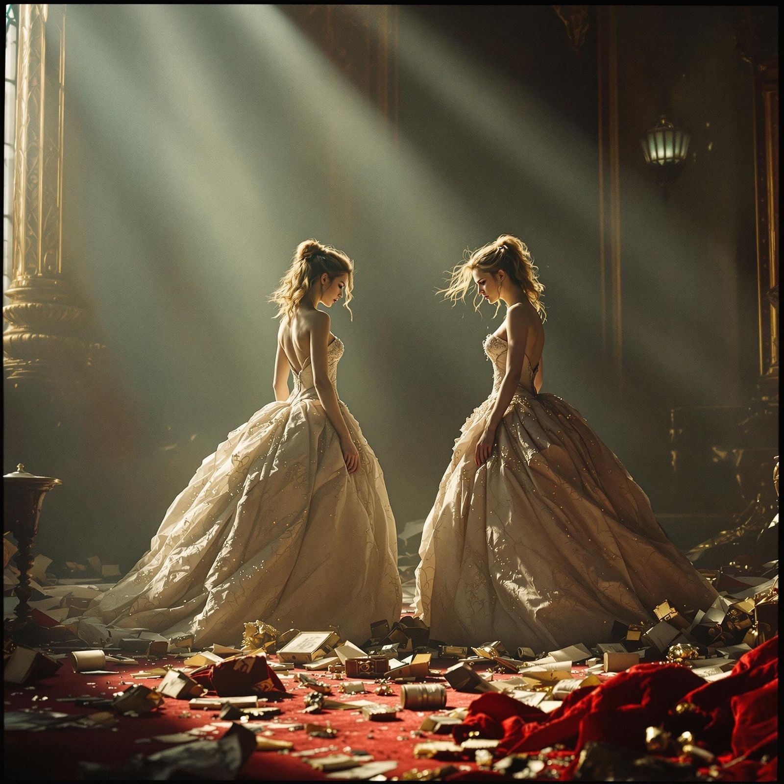 Royal Rivalry Unleashed in a Lavish Throne Room Brawl