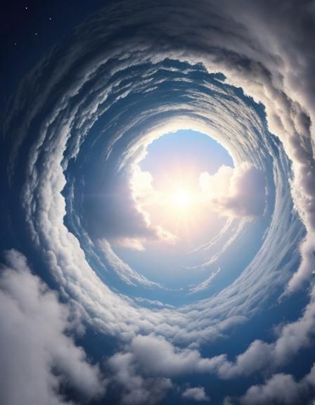 Ethereal Heavenly Scene: AI Generated Dreamscape