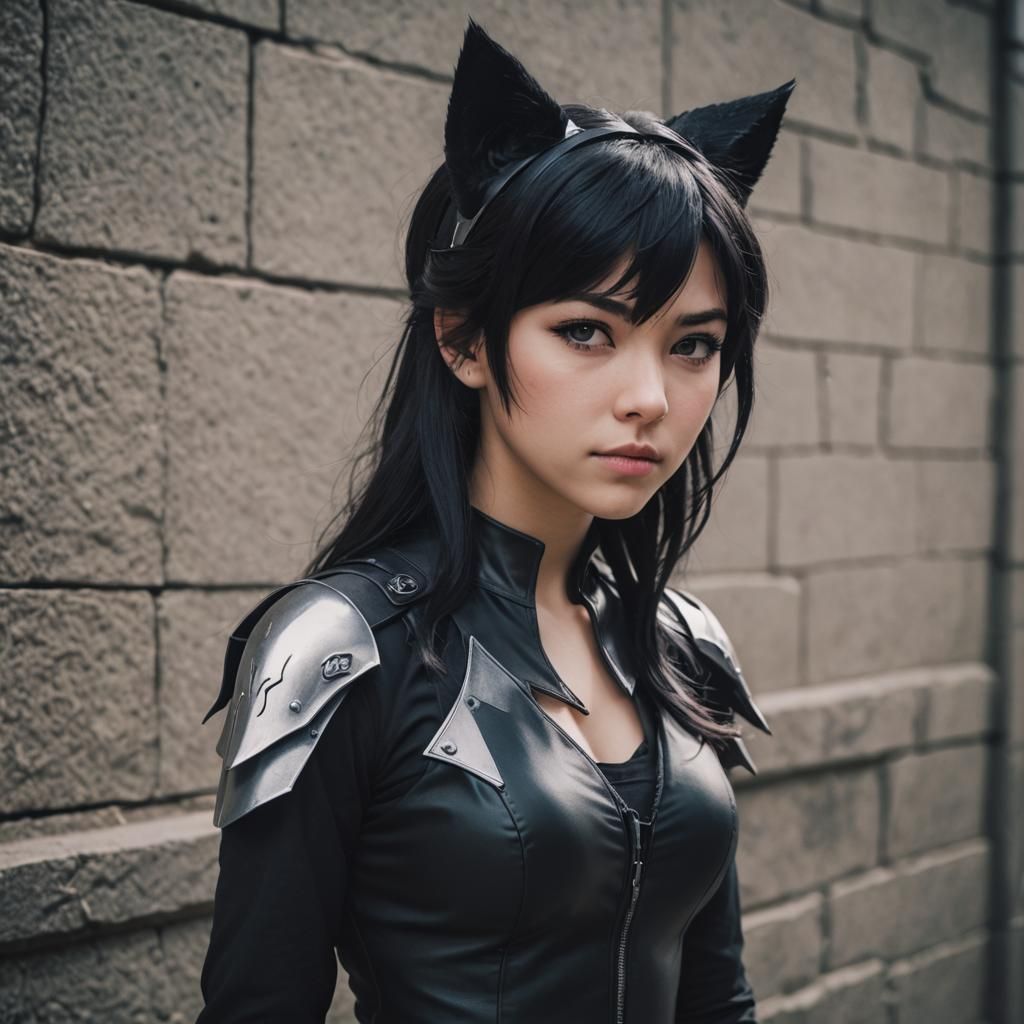 Live action Blake Belladonna from RWBY.