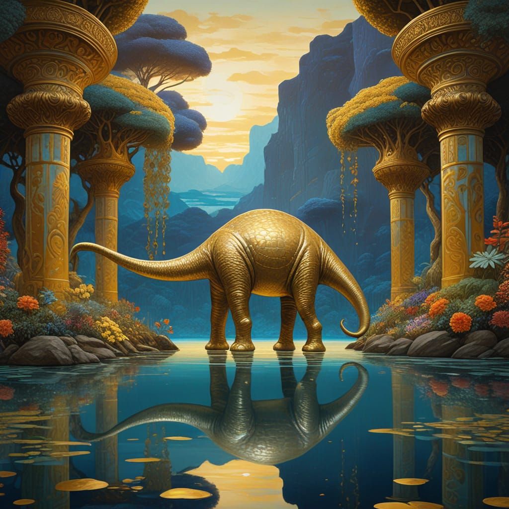 Aurosaurus in its native environment