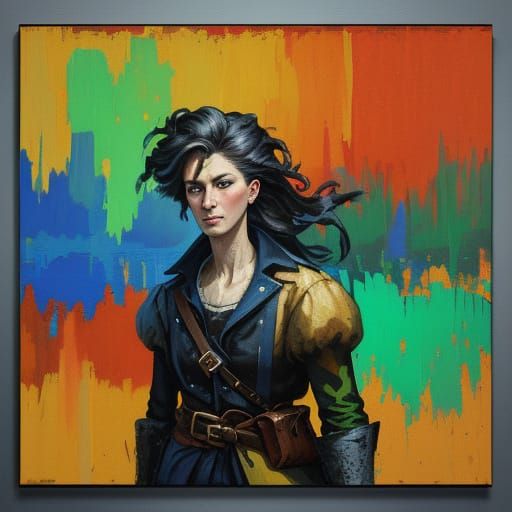 Gouache Metaphor Becomes Accusation in Maximalist Style