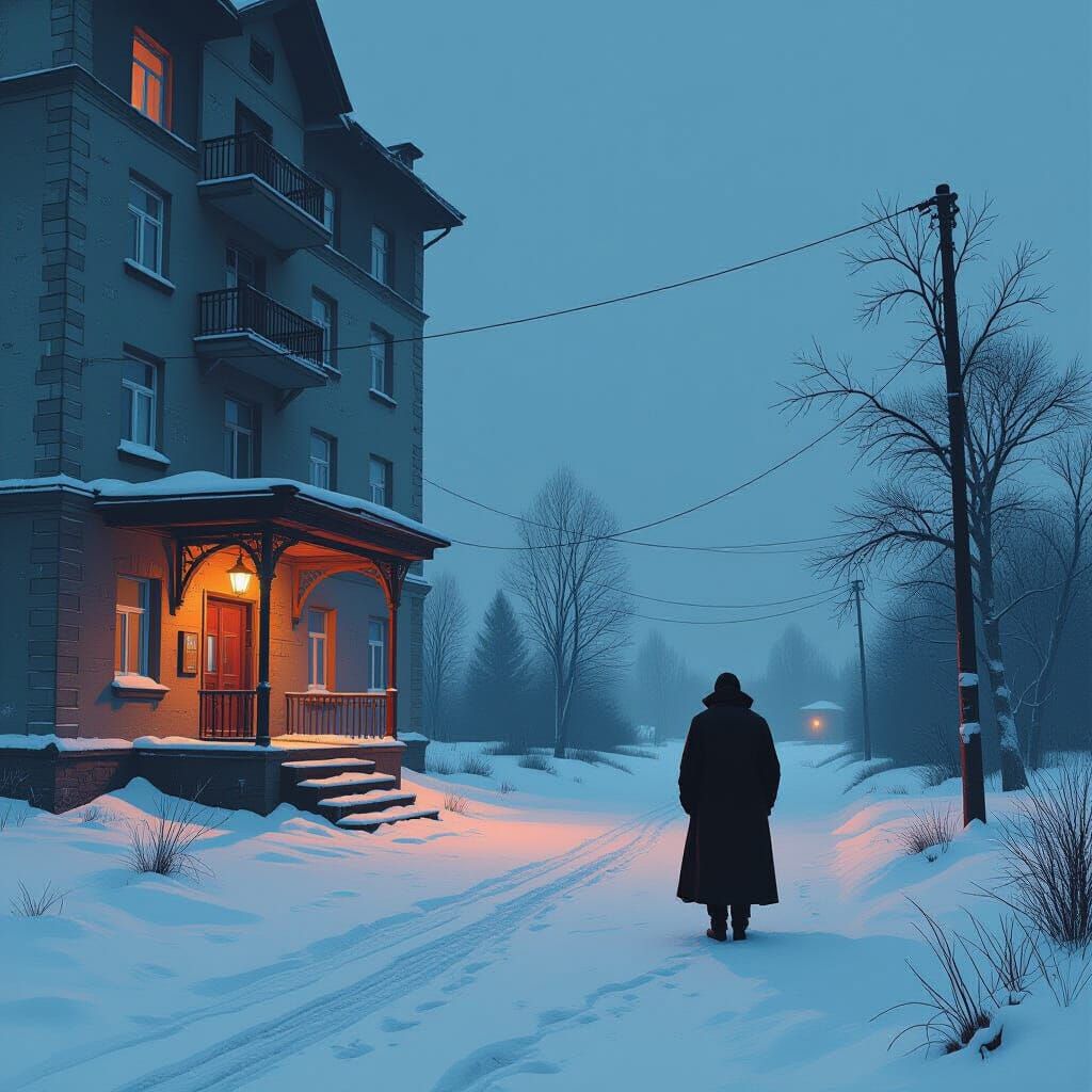 Soviet Hotel in Russia: Somber Realism