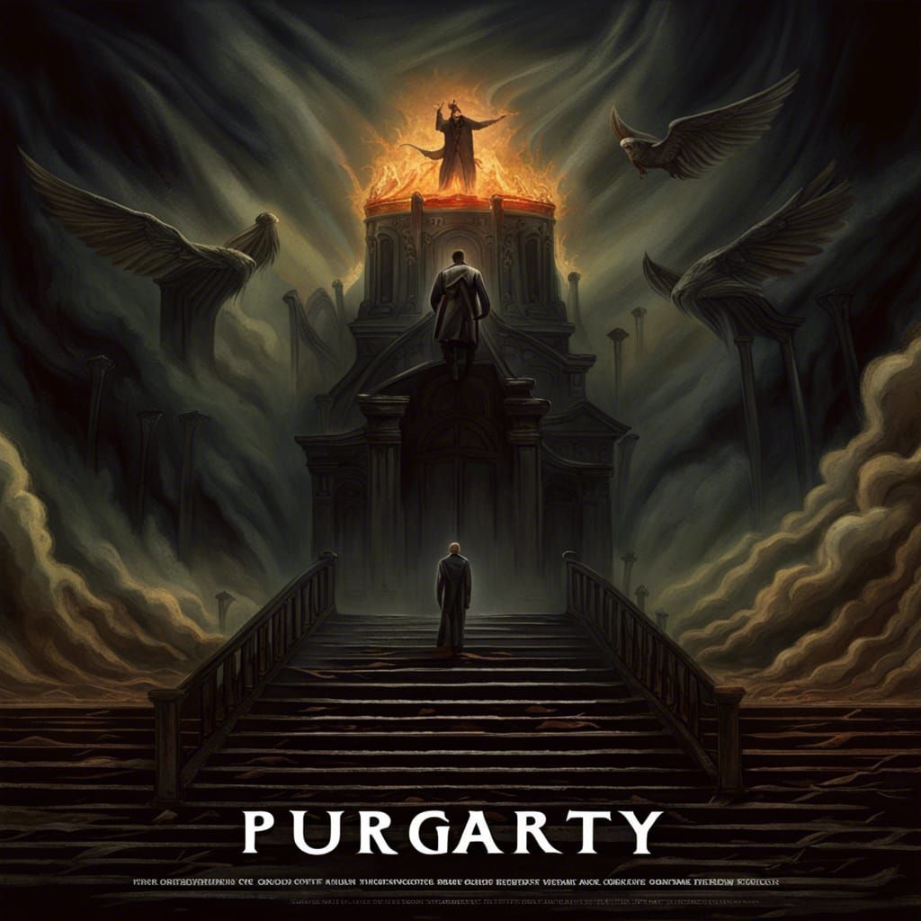 AI Image of Purgatory: A Spiritual Transition