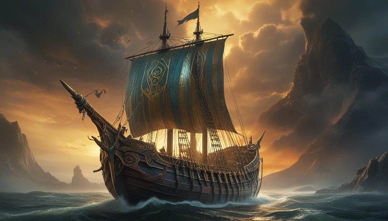 Naglfar: Loki's Ship in Norse Mythology