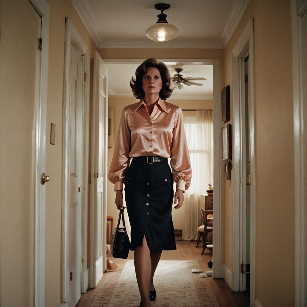 Silhouette of Woman in Doorway, Professional Portrait