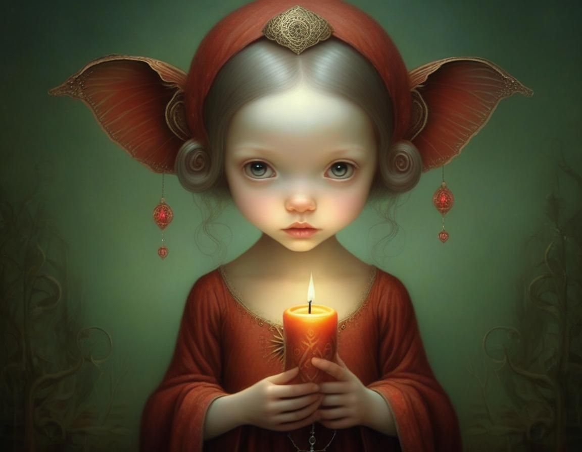 Candle lit