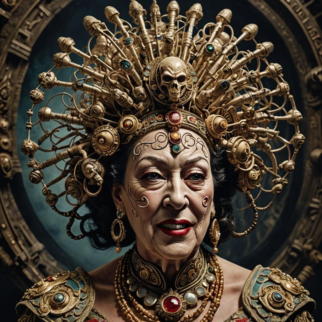 Royal Family: Detailed Portrait in Dramatic Lighting