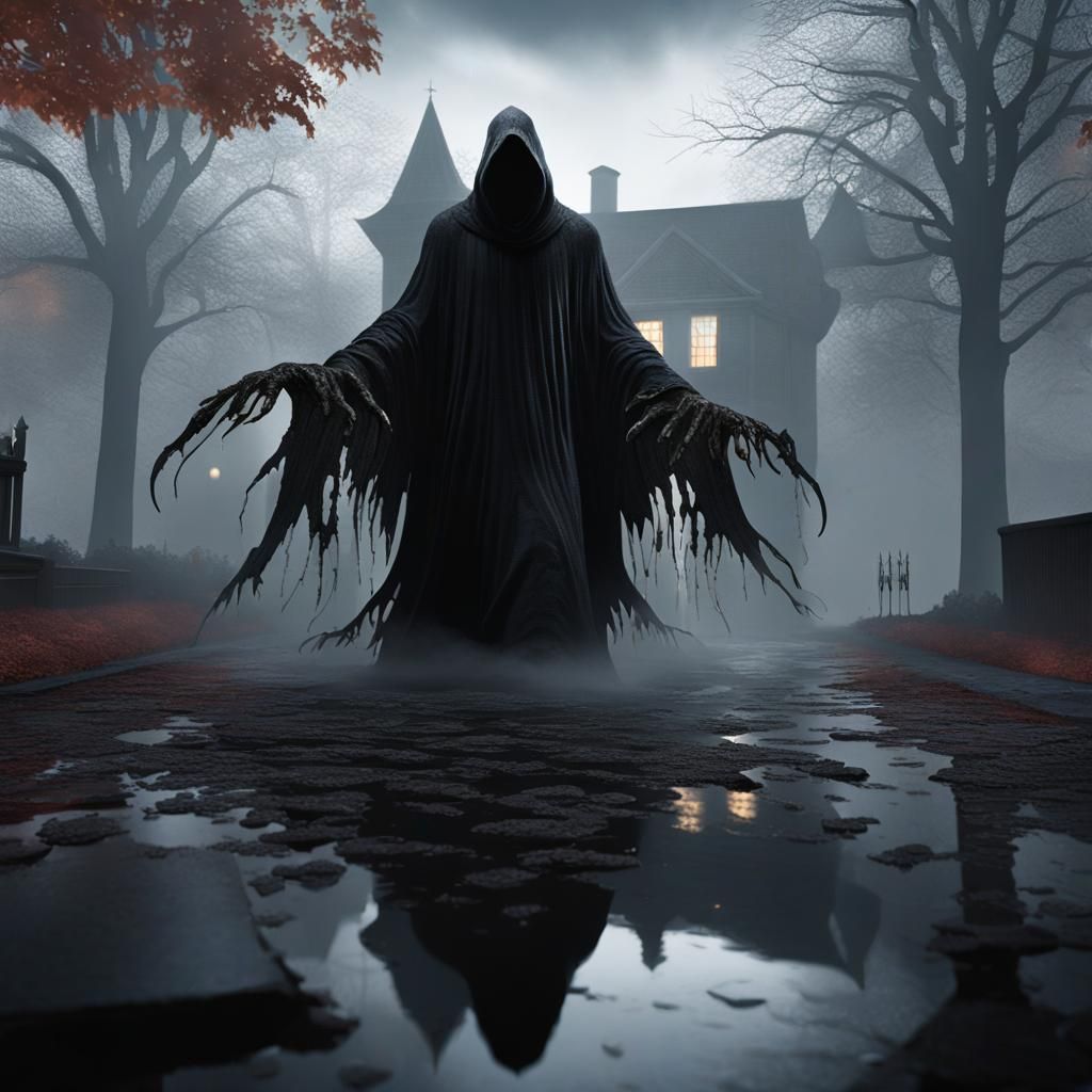 Eerie Dementors Appear in Amityville Horror Style