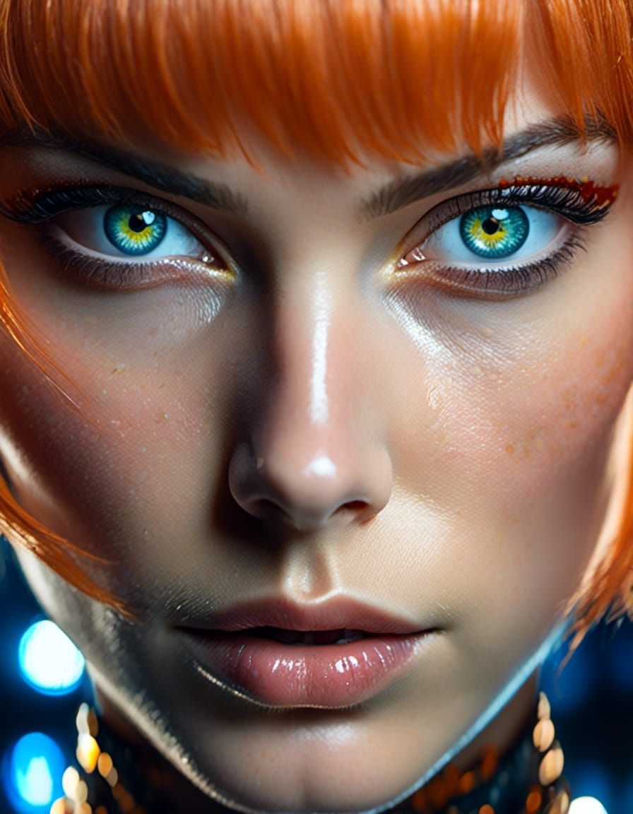 Leeloo Dallas Portrait from The Fifth Element
