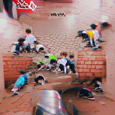 Stray Kids AI Image