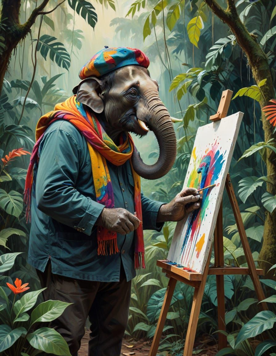 🥇elephant artist