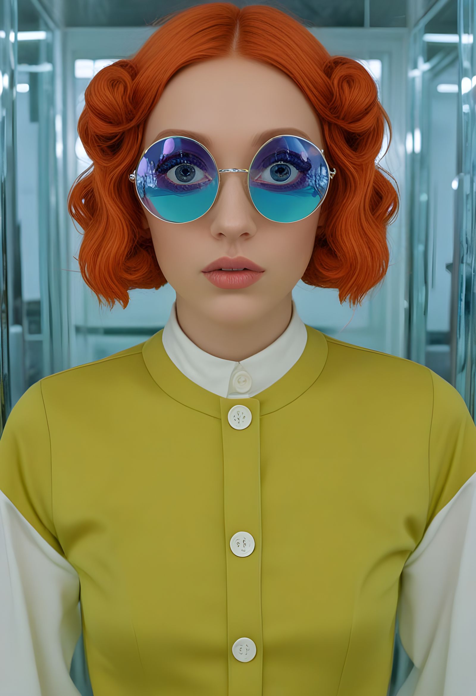 Psychedelic Nightmare Mirrorland Reflection