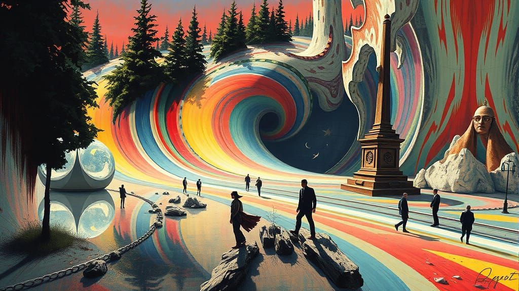 Surreal Hallucination of Distorted Relativity and Glitching ...