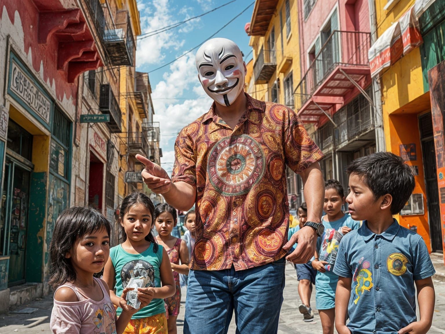 Anonymous Ray is handing out breath mints to poor children i...