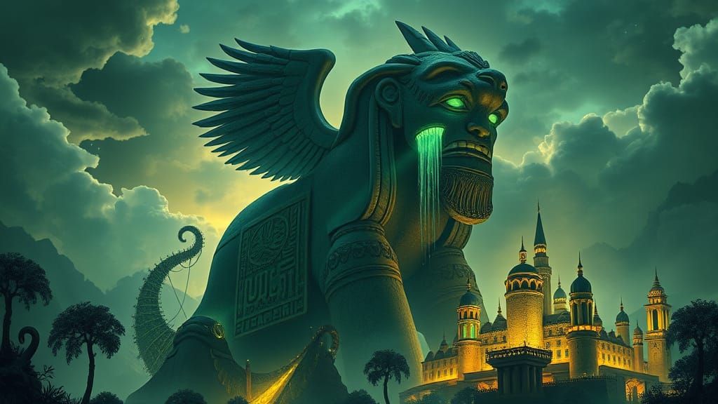 Lamassu's Tears Grow Living City in Surreal Dark Fantasy