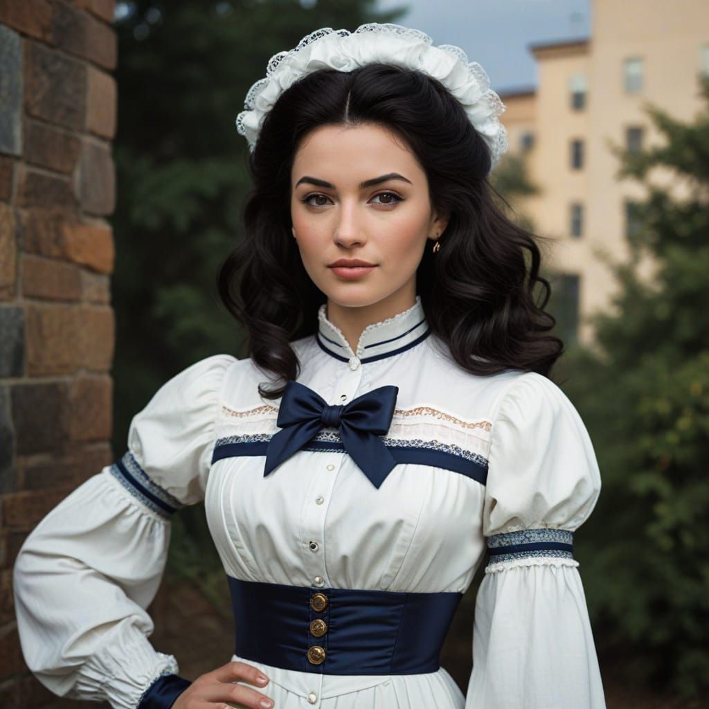 Marietta Groan Portrait in Dark Romantic Style