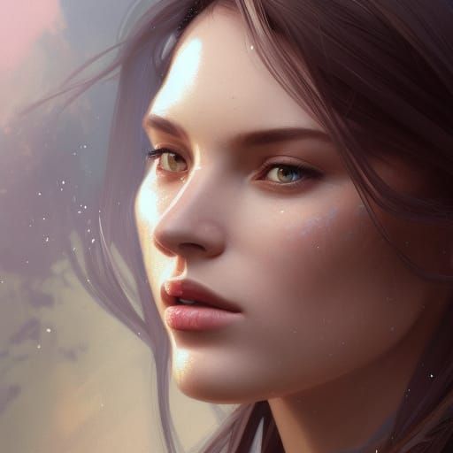 Detailed Portrait with Dynamic Lighting