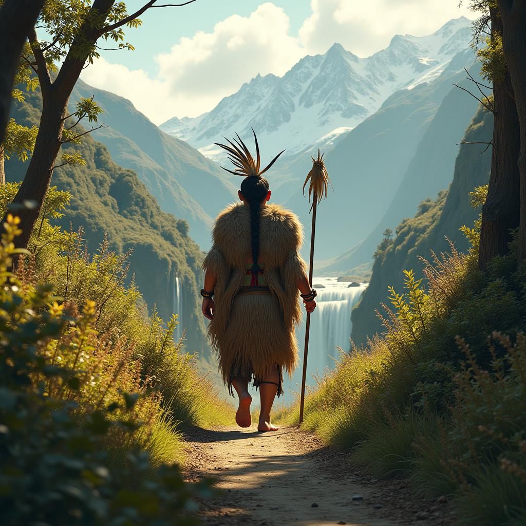 Young Maori Boy's Journey Through New Zealand