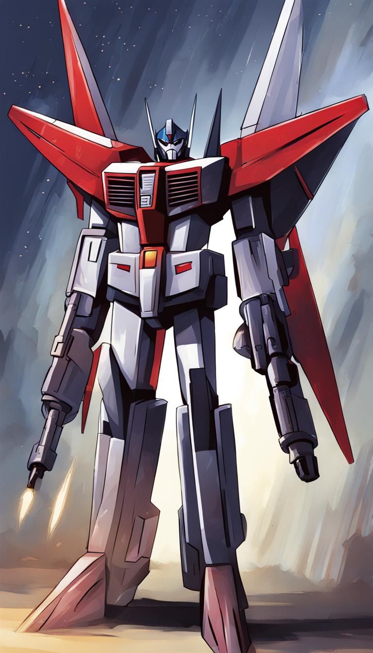 Stylized Starscream Rendering