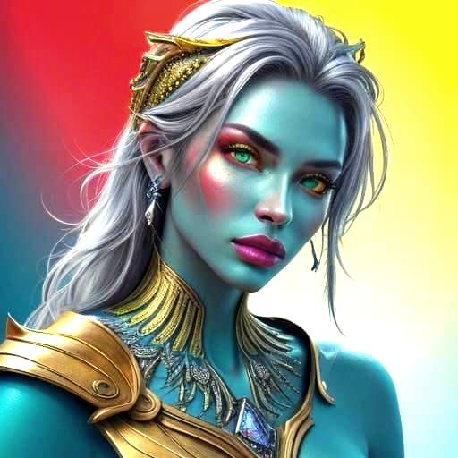 Captivating Beauty in Vibrant Colors