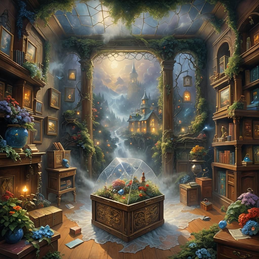 Trapped Mind Box in Ethereal Fantasy Style