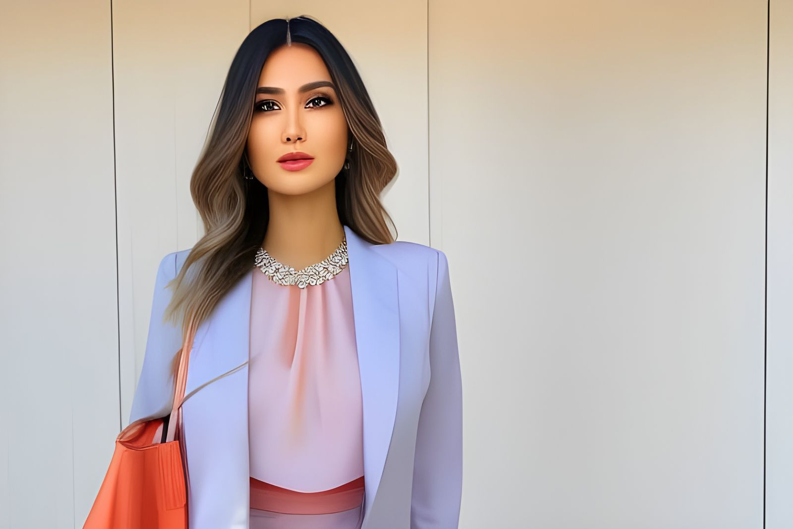 Portrait of a Woman with Expressive Features