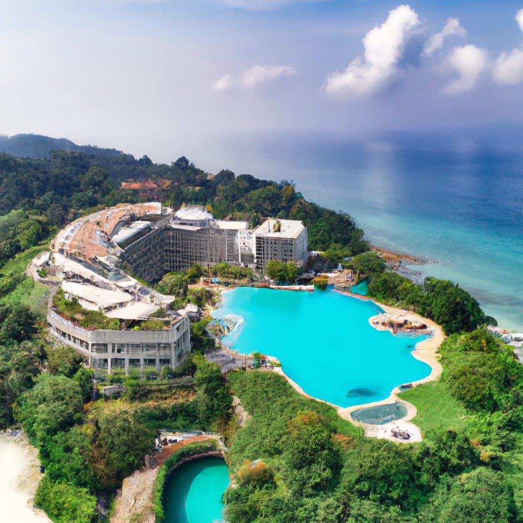 Luxury Beachfront Resort Surrounded by Forest