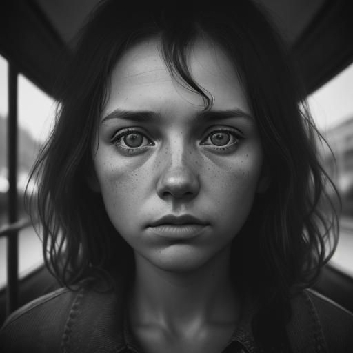 Dramatic Bus Portrait in Natural Ambient Light