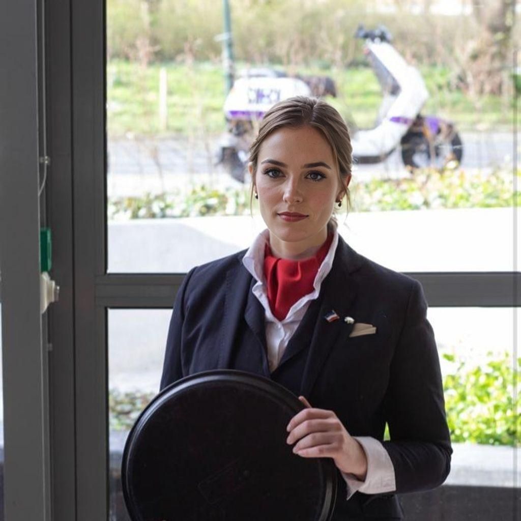 Classy British Woman in Preppy Fashion, Professional Photo